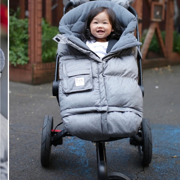 7am Enfant Blanket 212 Heather Grey like new - Picture 9 of 13